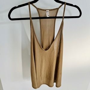 Intimately Free People Ribbed V Neck Tank Top Size S